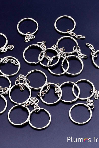 Ring - diam. 5 mm - silbern schwarz